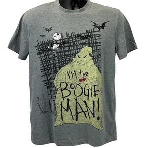 Oogie Boogie T Shirt Unisex M Medium Gray The Nightmare Before Christmas Disney